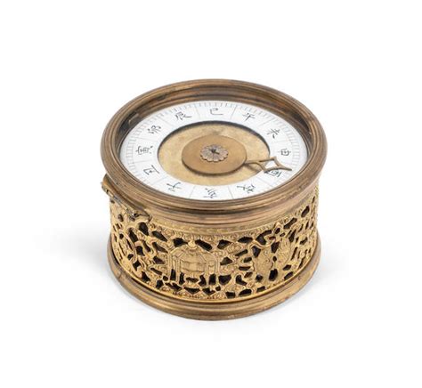 Bonhams An Interesting Brass Table Clock