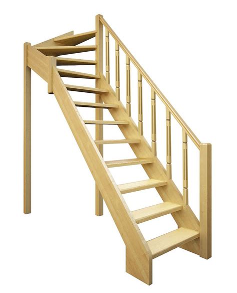 Деревянная межэтажная лестница Лес-715 с доставкой в Москве