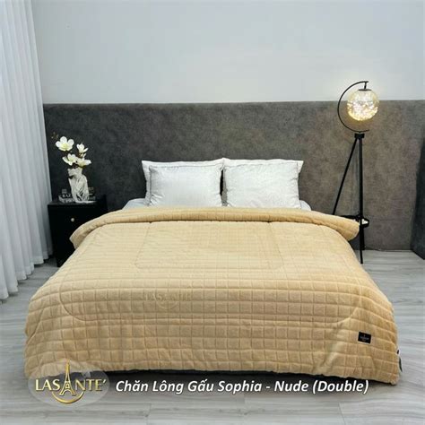 CHĂN LÔNG GẤU SOPHIA NUDE DOUBLE Mua chăn lông gấu tại Hà Nội Lasante Việt Nam