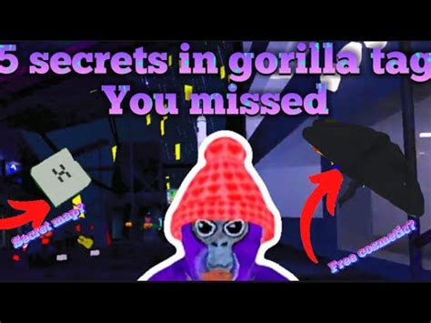 Secrets You Missed In Gorilla Tag Youtube