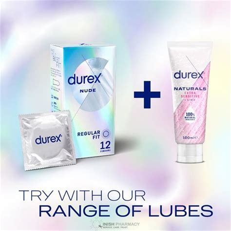 Durex Nude Regular Fit Condoms 12 Pack Inish Pharmacy Ireland
