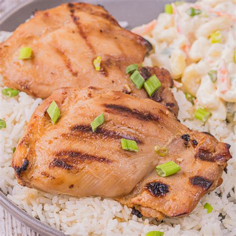 Grilled Chicken With White Rice