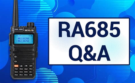You can fix RA685 usage problems - Two Way Radio Community