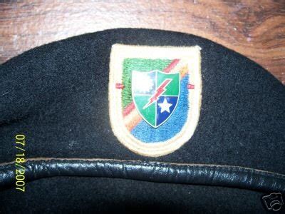 1st Battalion, 75th Ranger Regiment Black Beret with DI | #27695706