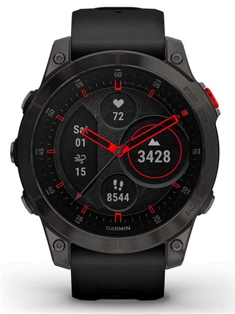 Garmin Epix (Gen 2) Sapphire Titanium 47mm Waterproof Smartwatch with ...