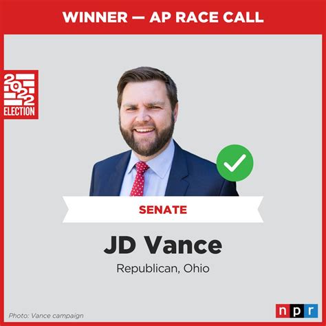 Npr On Twitter Breaking The Trump Backed Republican Jd Vance Author