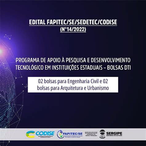 Fapitec Se Abre Chamada P Blica Para Contrata O De Bolsistas Em