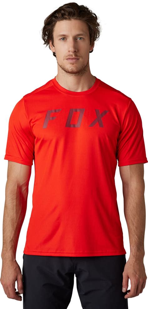 Fox Ranger Moth Race Kurzarm Trikot Herren Rot Ab