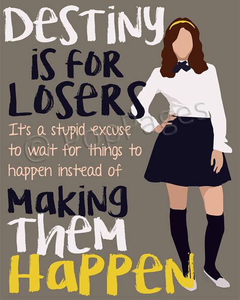 Blair Waldorf | Gossip Girl Printable Quote Poster | Destiny for Losers