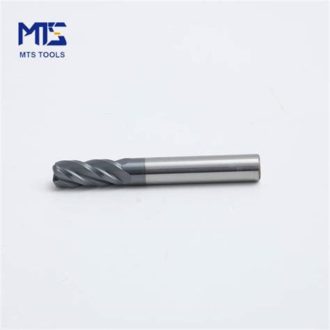 China Hrc Carbide Flute Standard Length Corner Radius End Mills