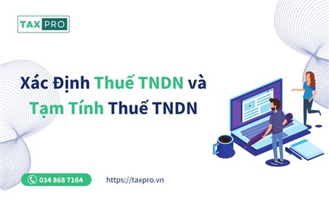 xac dinh thue tndn va tam tinh thue tndn taxpro