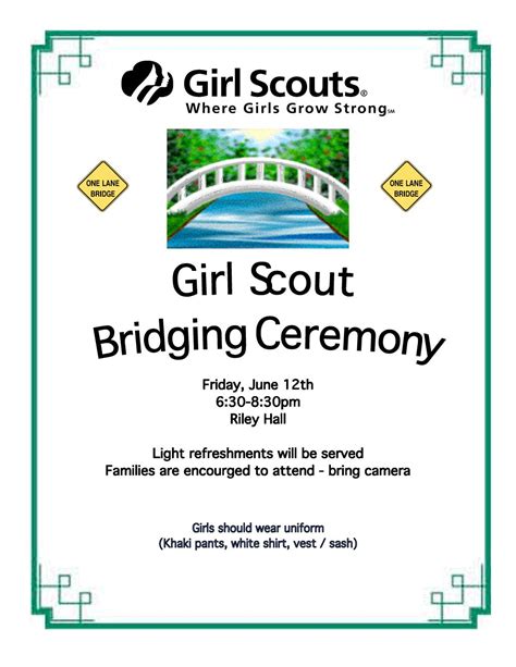 Bridging Ceremony Hanover Girl Scouts Ideas For Girl Scouts