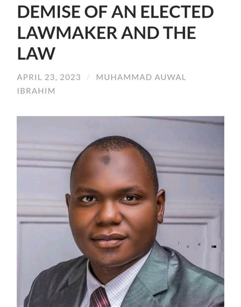muhammad auwal ibrahim  linkedin nigeria elections arewa law