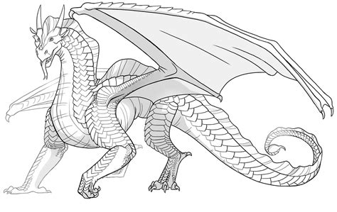 Wings Of Fire Sandwings Dragon Coloring Page Download Print Or Color