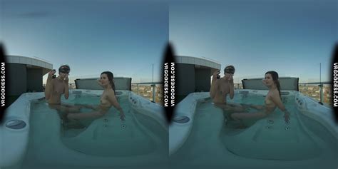 Josie Naked Rooftop Jacuzzi Between The Scenes Dirty Female Director Lesbian Touching Miss