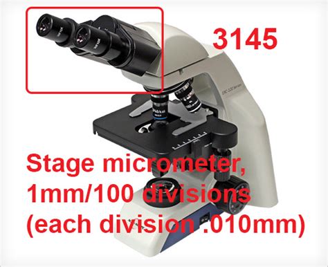 Accu Scope Microscopes Stage Micrometer