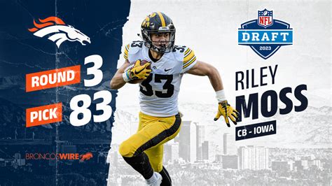 Broncos Signing CB Riley Moss To 4 Year Rookie Contract Yahoo Sports