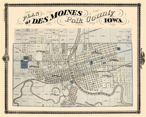 Map Of Des Moines Iowa Maping Resources