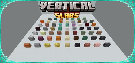 vertical slabs addon  minecraft