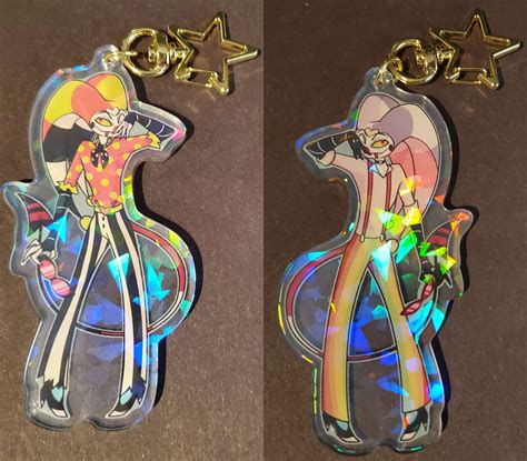 Helluva Boss Fizzarolli Fashionista Acrylic Keychain Etsy