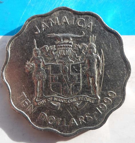 Moneda De Jamaica Ten Dollars 1999 N C 2800 En Mercado Libre