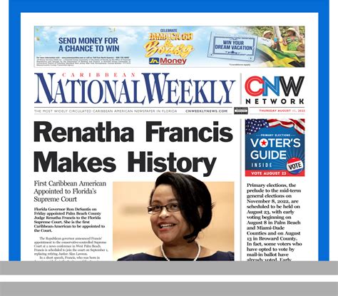 Caribbean National Weekly August 11 2022 Cnw Network