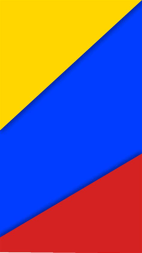 Colombia , material style, flag HD wallpaper | Wallpaper Flare