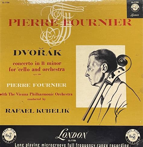 Lp Pierre Fournier Rafael Kubelik Dvorak Concerto In B Minor For Cello