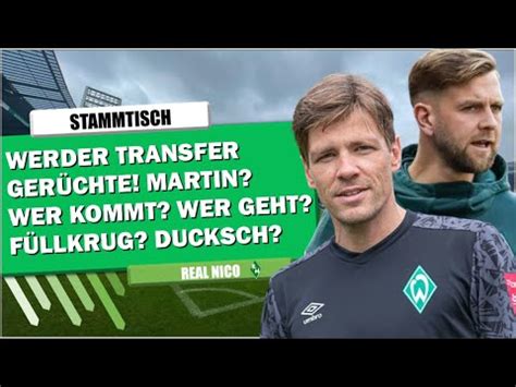 Werder Transfer Update Stammtisch Wer Kommt Wer Geht Youtube