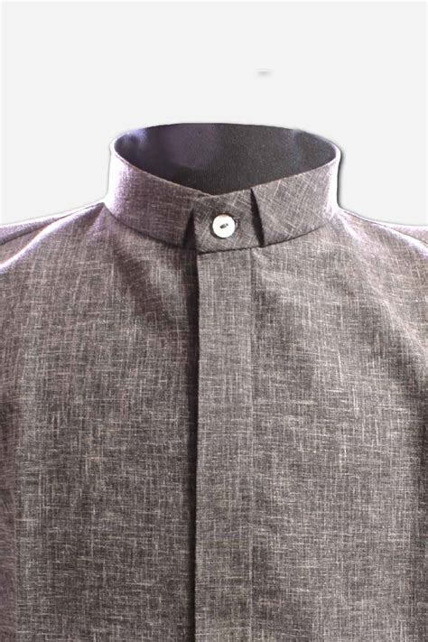 Dark Grey Clerical Shirt Medium M1 61392 Med St Pauls