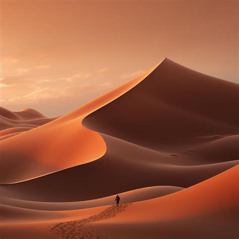 Premium Ai Image Desert And Camel Wallpaper