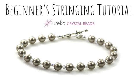 Learn To String Beads The Right Way Youtube