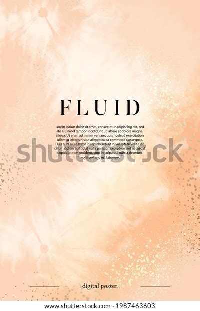 Watercolor Painting Nude Peach Texture Vector เวกเตอรสตอก ปลอดคาลขสทธ 1987463603