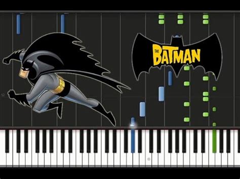 The Batman Theme Song Synthesia Tutorial Youtube