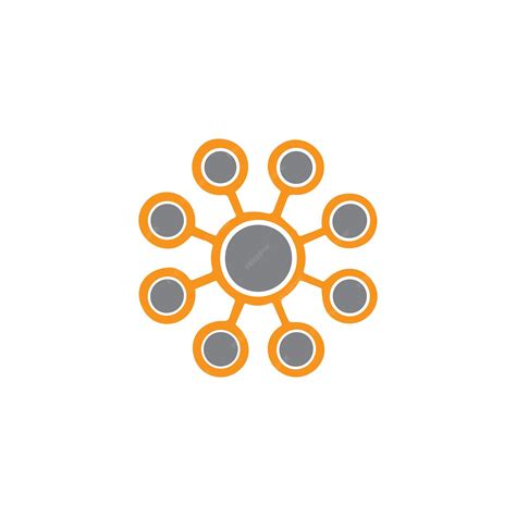 premium vector  shape spin logo icon