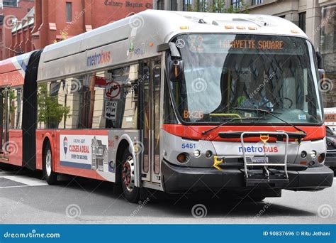 Metro Bus In Washington Dc Editorial Photo Image Of District