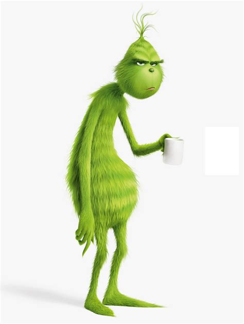 Grinch And Coffee Cup Png Clipartworld