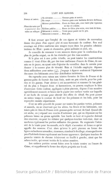 L art des jardins traité général de la composition des parcs et