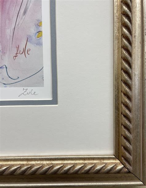 Zule Moskowitz The Couple I Hand Signed Limited Edition FRAMED ART