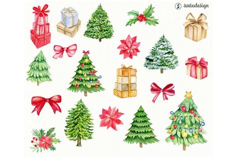 Red Christmas Trucks Watercolor Clipart Classic Cars Old Timer Png By