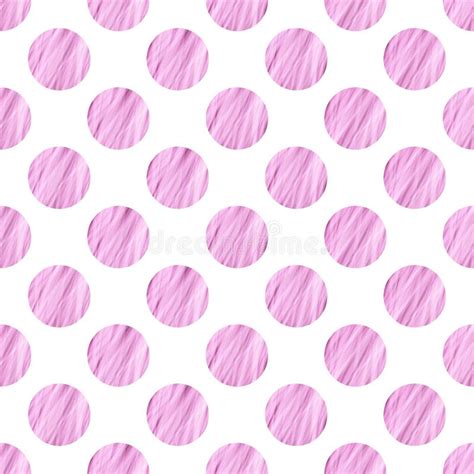 Abstract Fashion Polka Dots Background White Seamless Pattern With