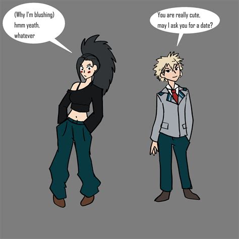 Momo And Bakugo Body Swap By Swapslave On Deviantart