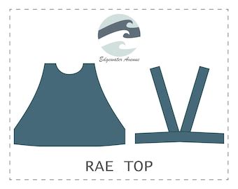 Diy Drawstring Bikini Top Danica Top Pdf Sewing Pattern Etsy