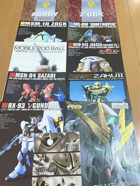 Yahooオークション ガンプラ 説明書 プラモデル Mg アッガイ ズゴッ