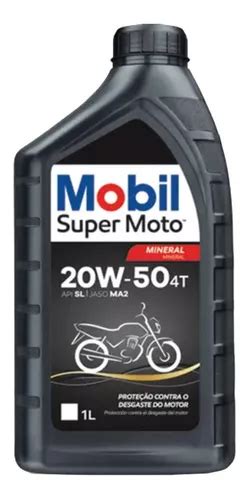 Óleo de motor Mobil mineral 20W 50 para motos e quadriciclos MercadoLivre