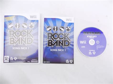 Mint Disc Nintendo Wii Rock Band Song Pack 1 Inc Manual Wii U Comp