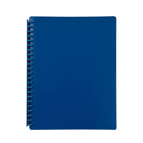 A4 Display Folder Marbig Blue