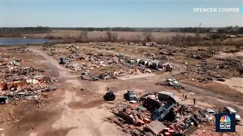 WATCH Drone footage captures devastation after deadly tornadoes in ...