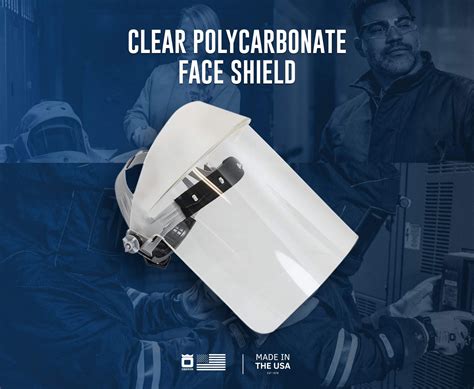Clear Polycarbonate Face Shield - Oberon Company
