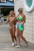 Victoria Larson Sexy Seen With Alison Kay Bowles Showing Off Her Hot Bikini Body At The Beach In